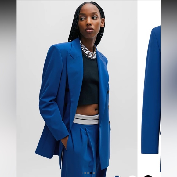 Joseph Double-breasted wool-crepe blazer - Picture 5 of 17